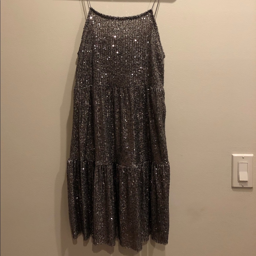 NWT Zara Glitter Club Dress